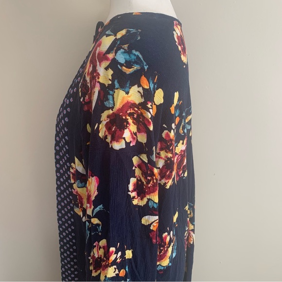 Band of Gypsies Long Floral Duster Kimono - Picture 7 of 9